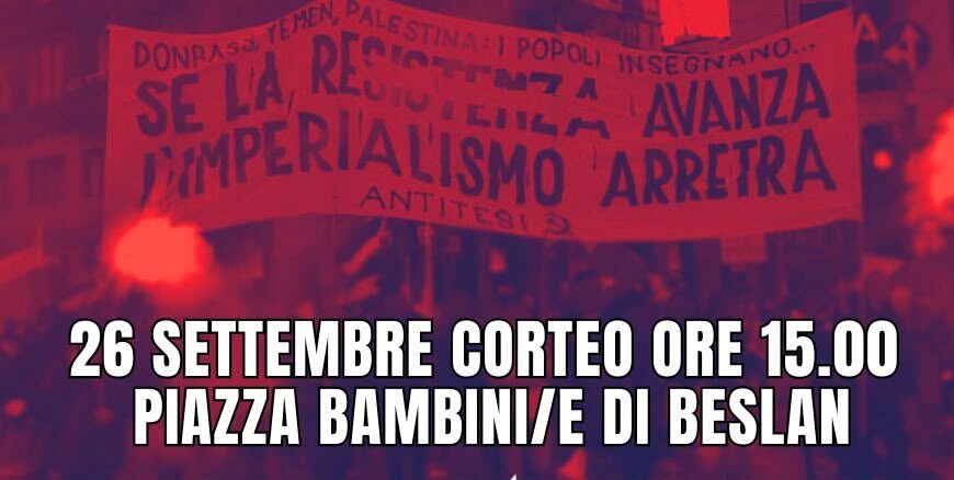 Contro sionismo e guerra, resistere per vincere! Manifestazione regionale a Firenze